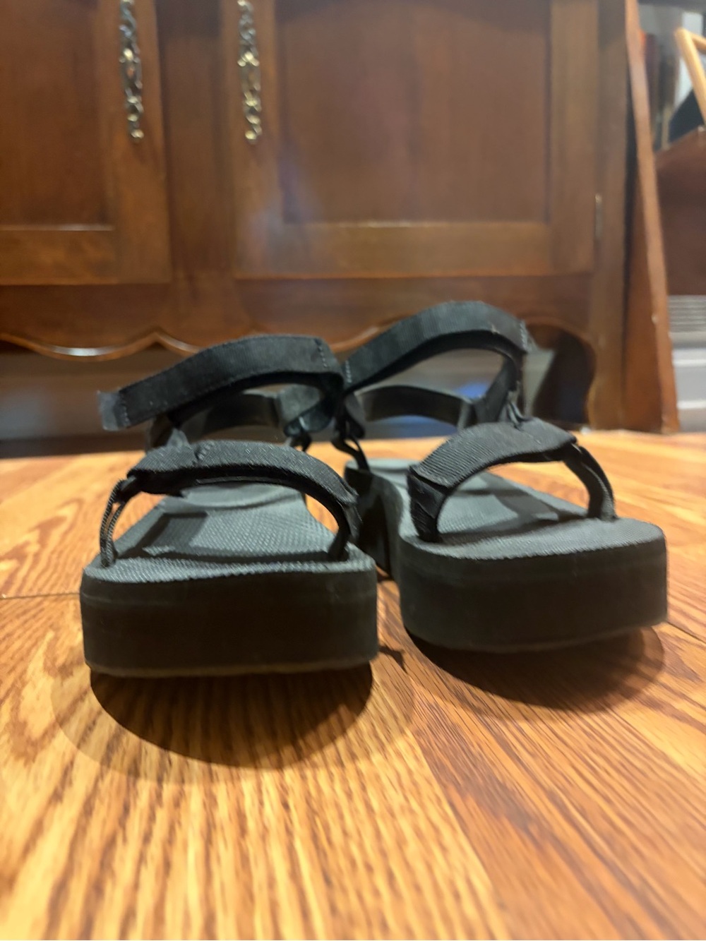 Black Teva Sandals - Picture 4 of 5